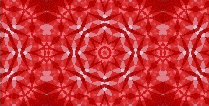 abstract kaleidoscopic pattern, colorful floral background