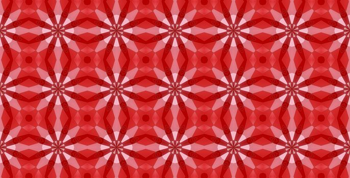 abstract kaleidoscopic pattern, colorful floral background