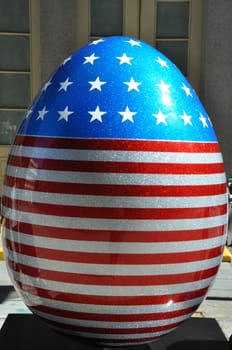 Display at The Faberge Big Egg Hunt in New York