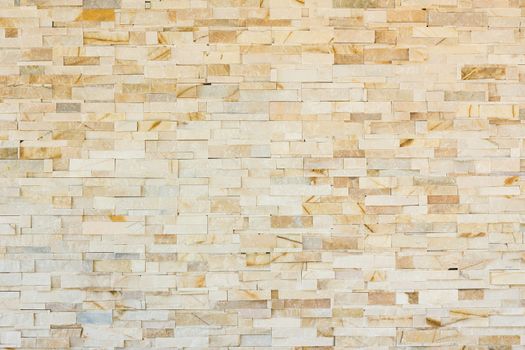 Contemporary and Luxury style marble brick wall pattern background.
