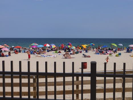 Beach at Seaside Height at Jersey Shore in New Jersey