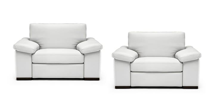 Image of a modern leather armchairs