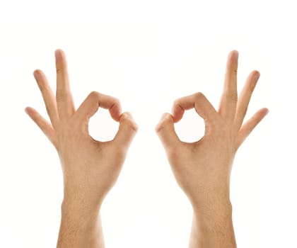 Hand ok sign