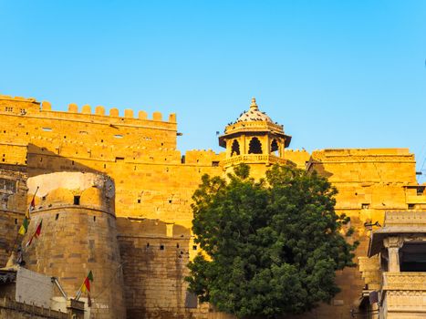 Morning at Jaisalmer Fort in Rajasthan, India