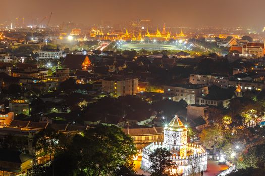 Night Scene of Bangkok, Thailand