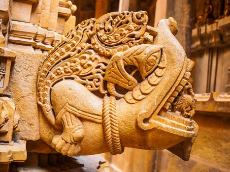 Sculpture in Jain Temple at Jaisalmer Fort, Jaisalmer, Rajasthan, India