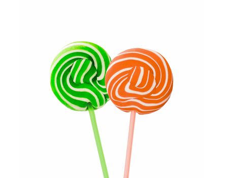 lollipop isolated on the white background