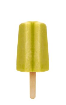 orange ice-lolly isolated