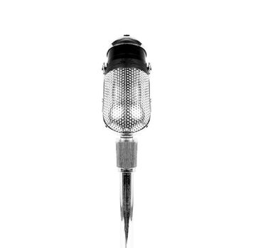 vintage microphone isolated