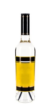 bottle of vodka isolated on white background