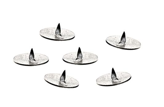 Drawing Pins isolated on white background