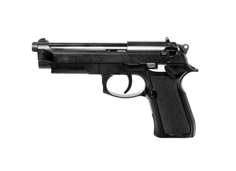 Gun isolated on white background
