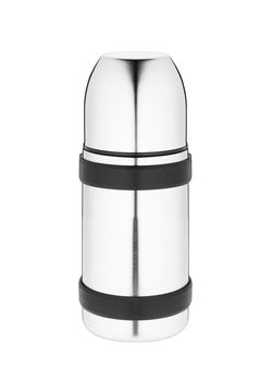 small thermo bottle isolated on white