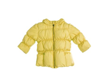 Bright children's yellow jacket