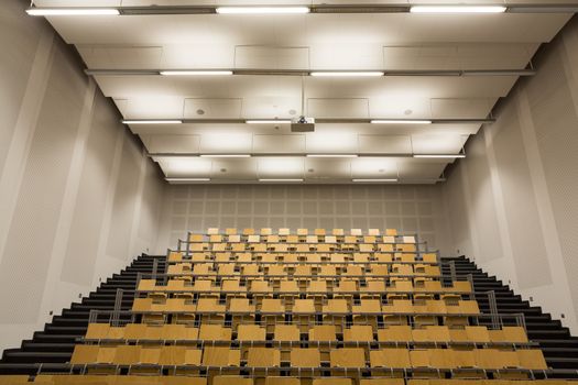 interior of modern empty conference hall