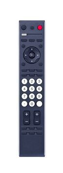 TV remote control isolated on white background