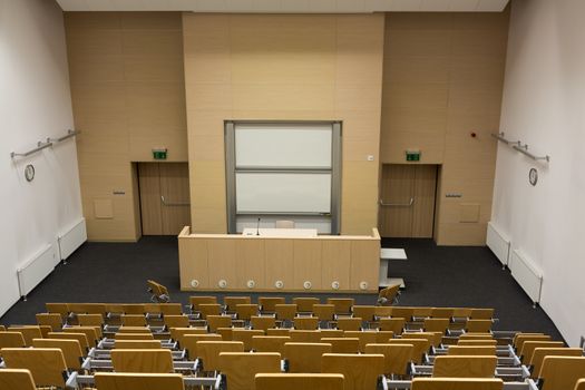 interior of modern empty conference hall