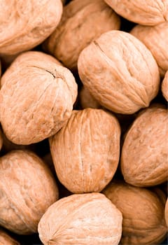 Walnuts closeup