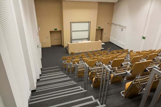 interior of modern empty conference hall