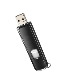 Usb flash memory isolated on the white background