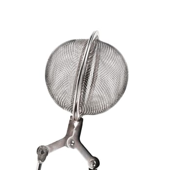 a tea infuser isolated on a white background