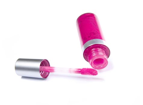 Lip gloss isolated on a white background