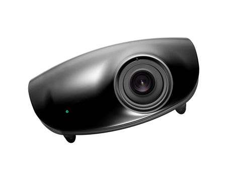 multimedia projector isolated