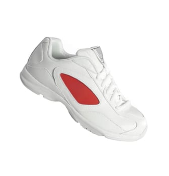Single sport shoe isolated on white