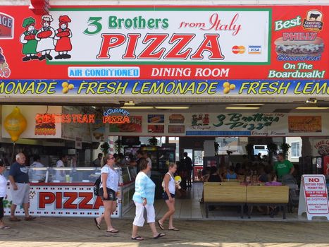 Restaurants at Seaside Heights at Jersey Shore in New Jersey