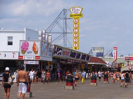 Seaside Heights at Jersey Shore in New Jersey