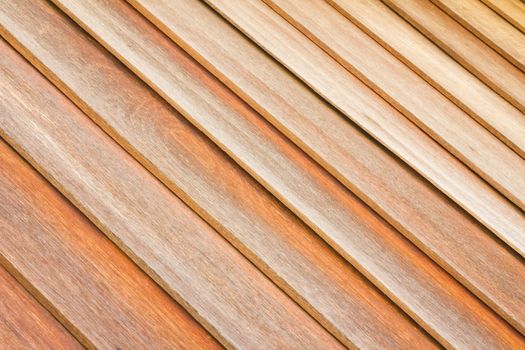 close-up brown wood plank wall texture background, perspective