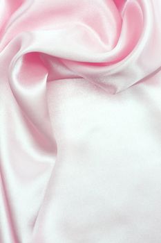 Smooth pink silk can use as background 