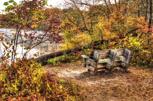 Colorful scenic Landscape in High Dynamic Range.