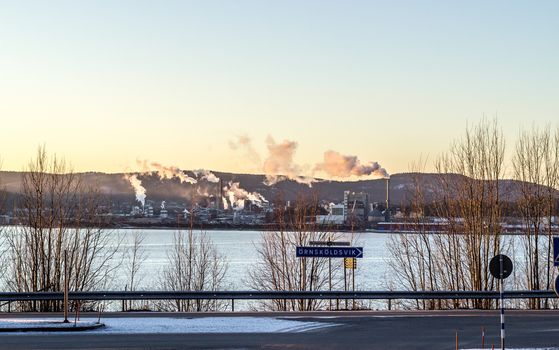 Industrial Buildings by Ocean in Sweden