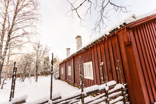 Traditional Farm House in Sweden