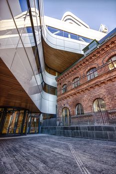 New and Old Buildings