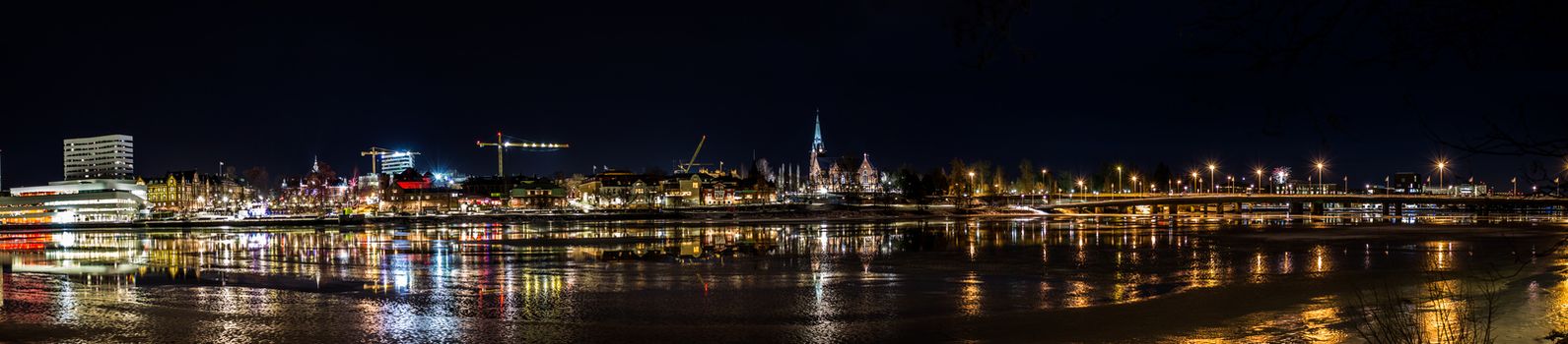 Panorama of the City of Umea, Sweden