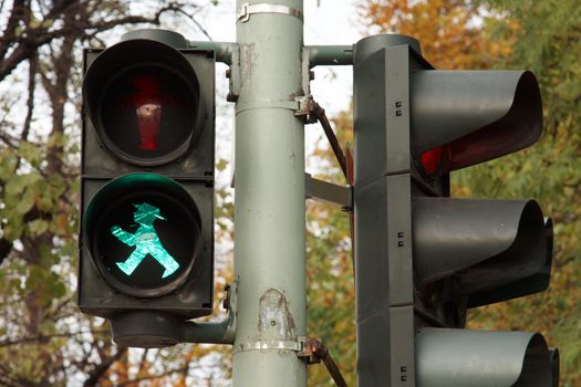 The Ampelmannchen, east Berlin traffic lights symbol