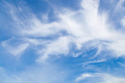 Clouds in the sky. Cloud floating in the sky and spread to be around.