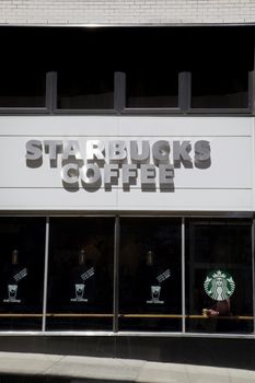 Starbucks Coffee Store, New York, USA