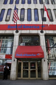 Bank of America in New York, United States of America

NEW YORK - JUNE 06: Bank of America branch in New York, United States America on June 06, 2014.
Billion fine to settle allegations sold toxic mortgages to investors.
Photo taken on: June 06th, 2014 


