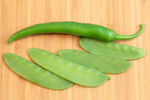 Pepper and Sugar Peas