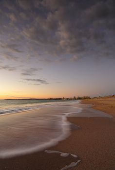 Beautiful pre sunrise morning light on Wanda Beach in Sydney.   Wanda is an aboriginal name meaning sand hills and the original inhabitants were the Gweagal Aborigine
