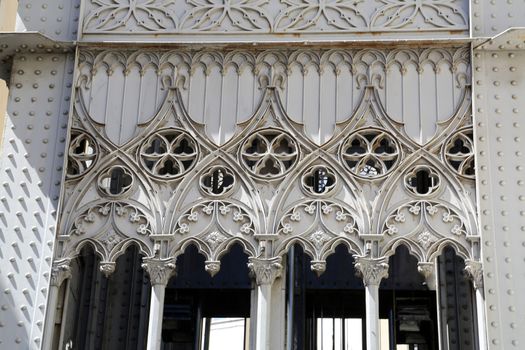 The famous Santa Justa elevator in Lisbon, Portugal