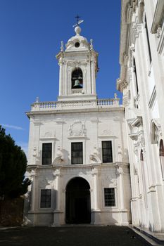 A view on the city of Lisbon - church