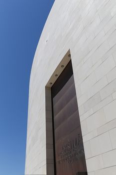 The new cathedral of the religious complex in Fatima, Portugal