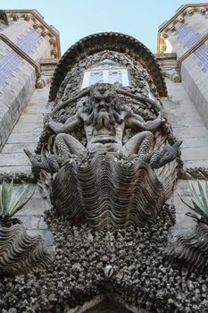 The Pena National Palace is a romantic palace in the municipality of Sintra, Portugal.