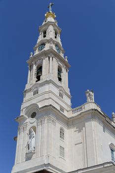 The old cathedral of the religious complex in Fatima, Portugal
