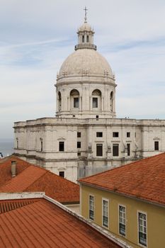 A view on the city of Lisbon - Pantheon