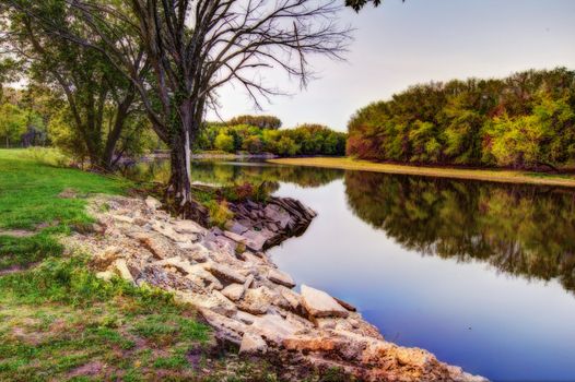 Colorful scenic Landscape in High Dynamic Range